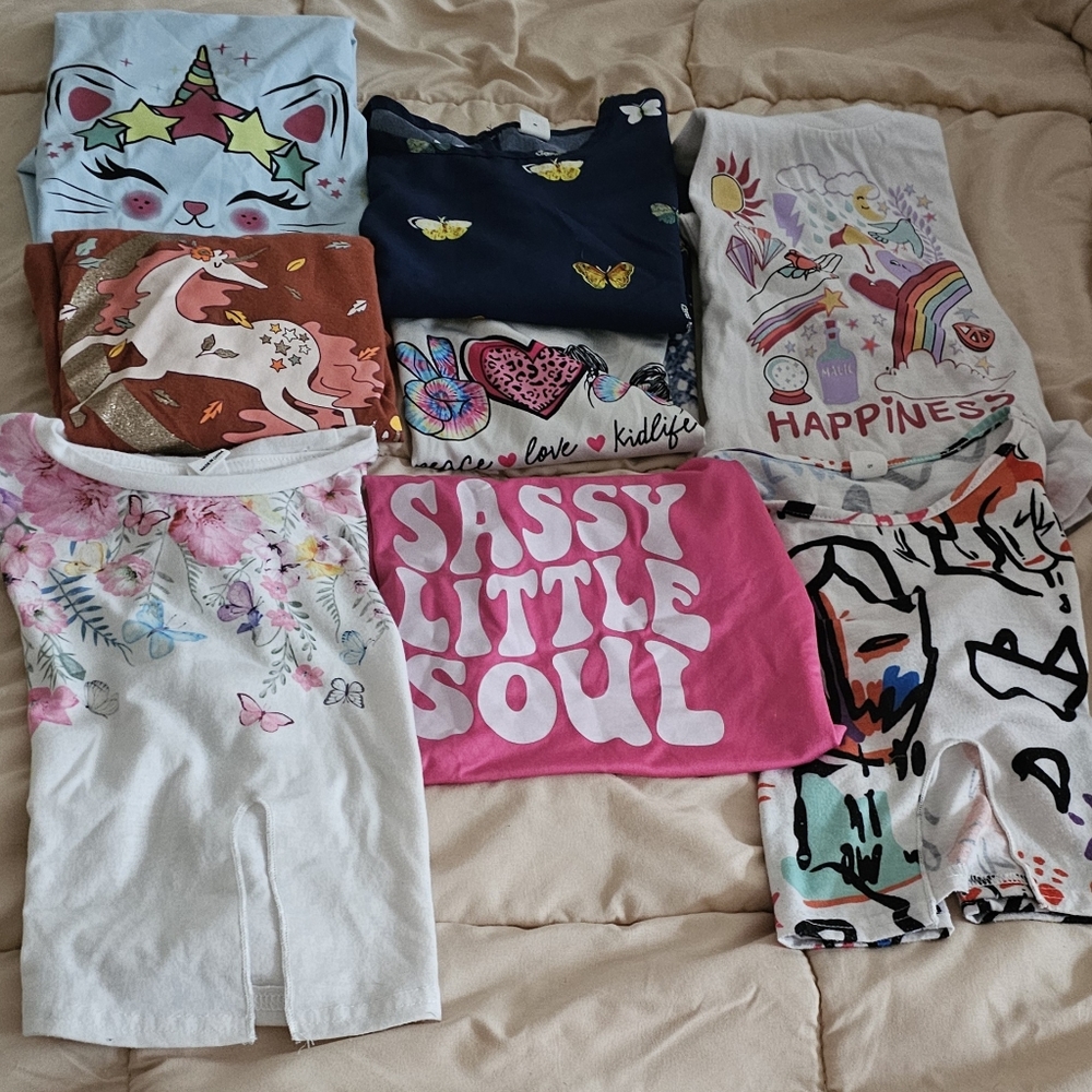 Size 8 girls tops bundle